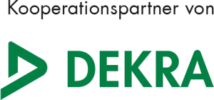 Logo der DEKRA Kooperationspartner. BauDoc® Academy